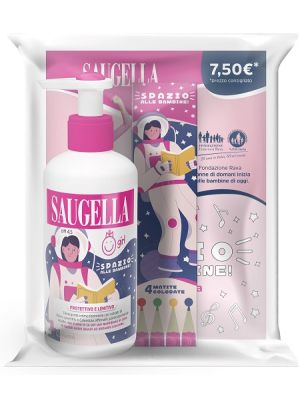 Saugella Girl + Gadget Promozione Costituita da un Bundle Composto da Prodotto Girl 200 ml + in Omaggio Matite Colorate