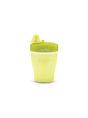 Nuvita Tazza Doppio Isolamento Termico e Beccuccio Rigido Verde 12 m+ 200 ml