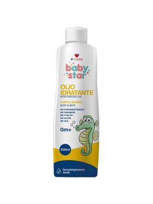 Babystar Olio per il Corpo e per il Bagno 300 ml