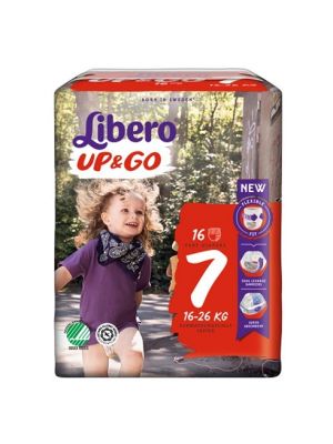 Libero Up&go Pannolini 7 16-26 16 Pezzi