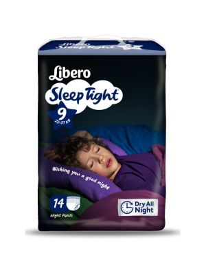 Libero Sleeptight Mutandina Assorbente Notte 9 22-37kg 10 Pezzi