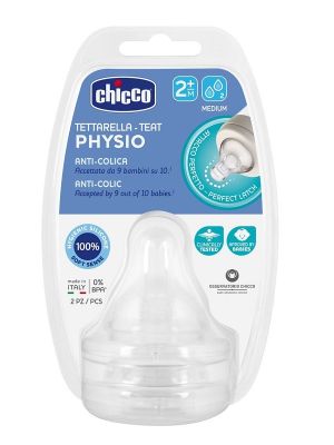 CHICCO TETTARELLA PERFECT 5 2M IN SILICONE 2 FORI 2 PEZZI