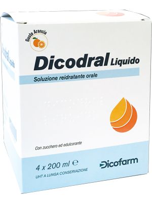 DICODRAL LIQUIDO SOLUZIONE REIDRATANTE ORALE 4 X 200 ML