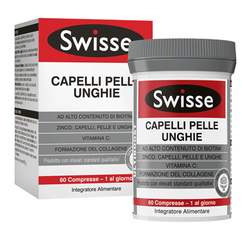 SWISSE CAPELLI PELLE UNGHIE 60 COMPRESSE