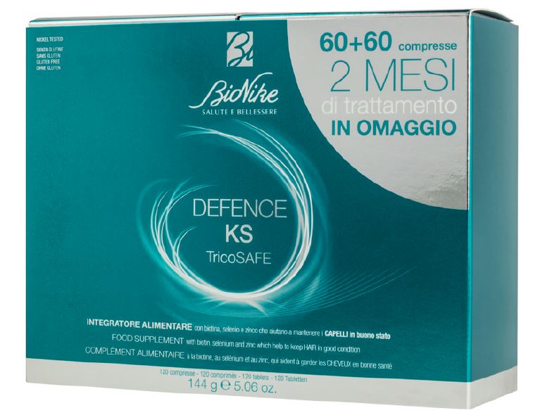 BIONIKE DEFENCE KS TRICOSAFE BIPACK 60 COMPRESSE + 60 COMPRESSE