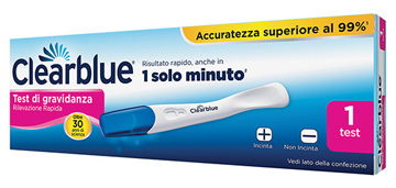 TEST DI GRAVIDANZA CLEARBLUE RILEVAZIONE RAPIDA 2 PEZZI